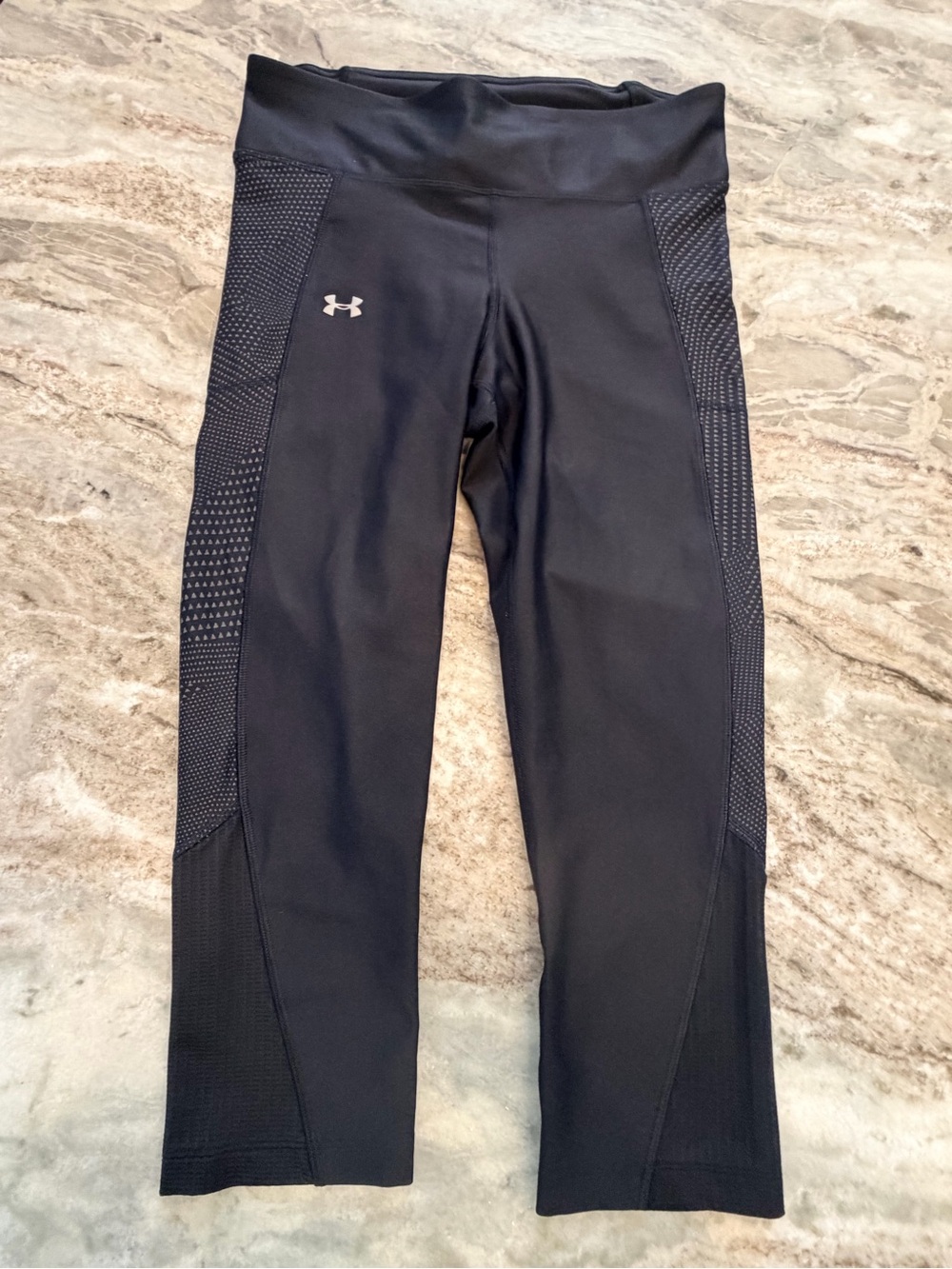 Under Armour HeatGear Black Compression Leggings Medium 1297934